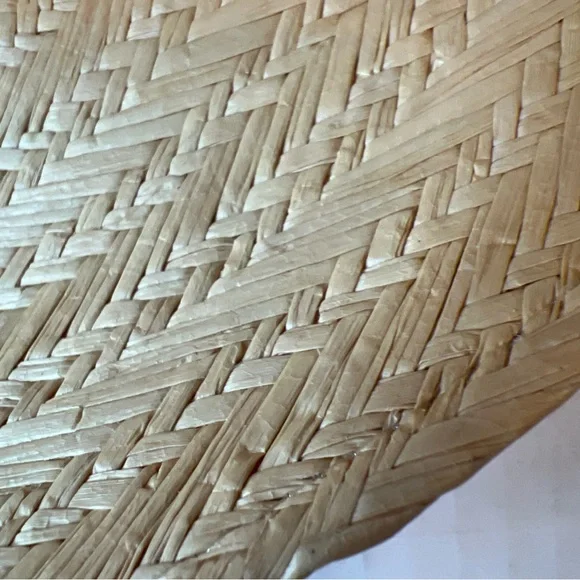 Freya S/M Women's Beige Straw Wheat Wide Brim Sun Hat 💖NWT - Picture 7 of 10